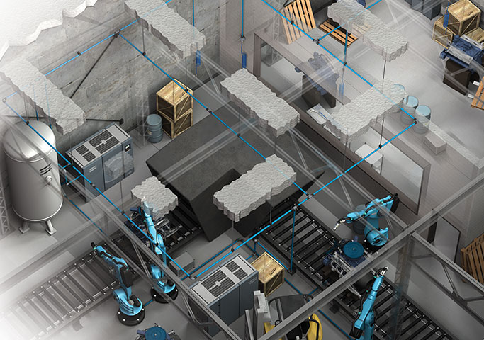 Imagem ilustrativa. Atlas Copco. 